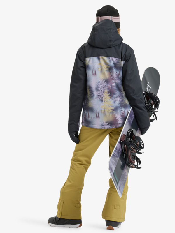 Roxy Jetty Block 10K Veste de snow technique Gris Femme