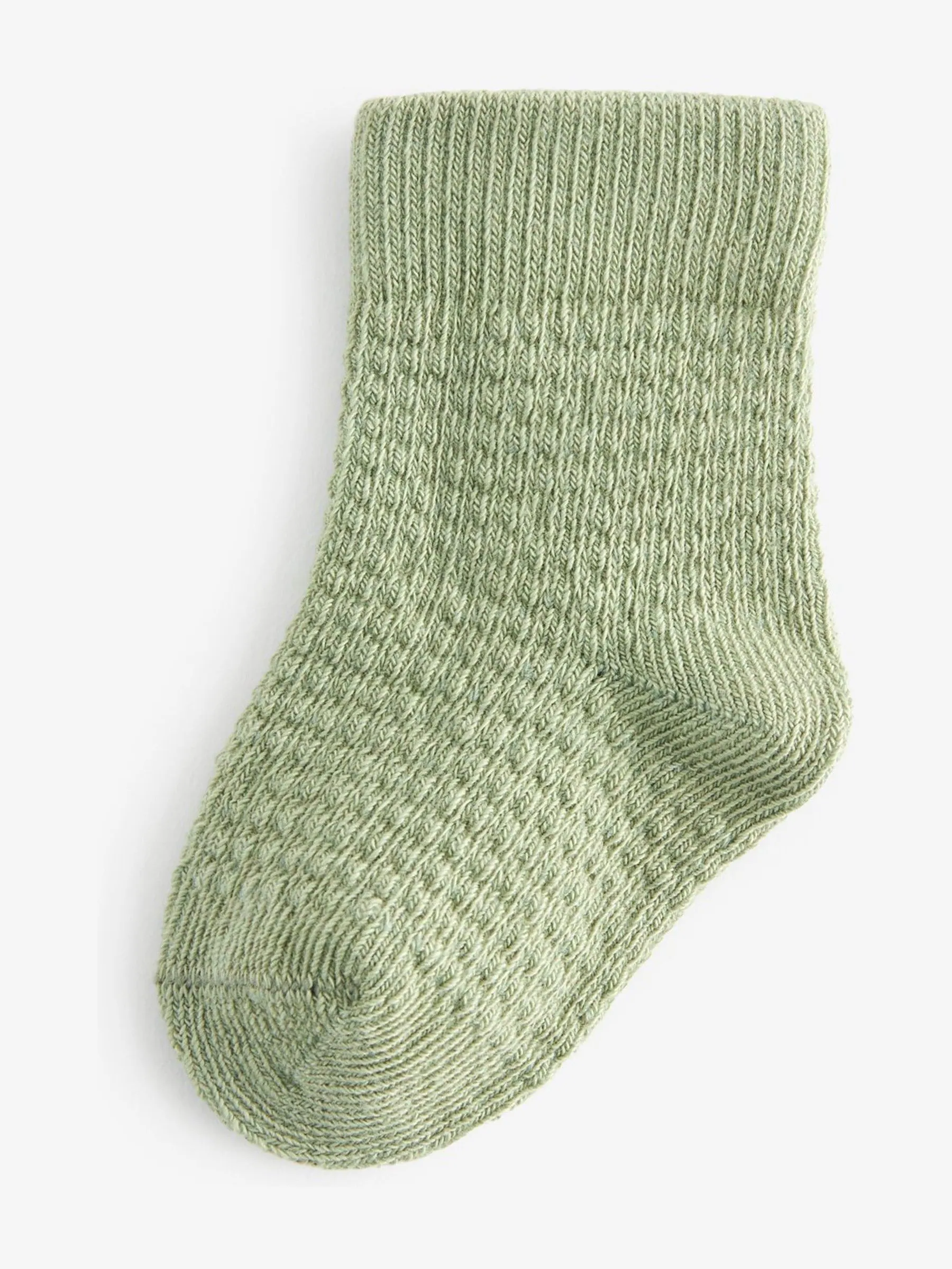 Blauw/Groen - Verpakking van 7 paar babysokken (0 mnd-2 jr)