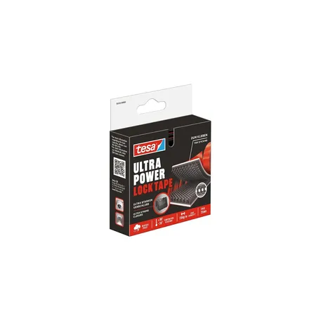 tesa® Ultra Power Lock Tape, Klettband, bis 20kg, 1m x 25mm x 4 mm