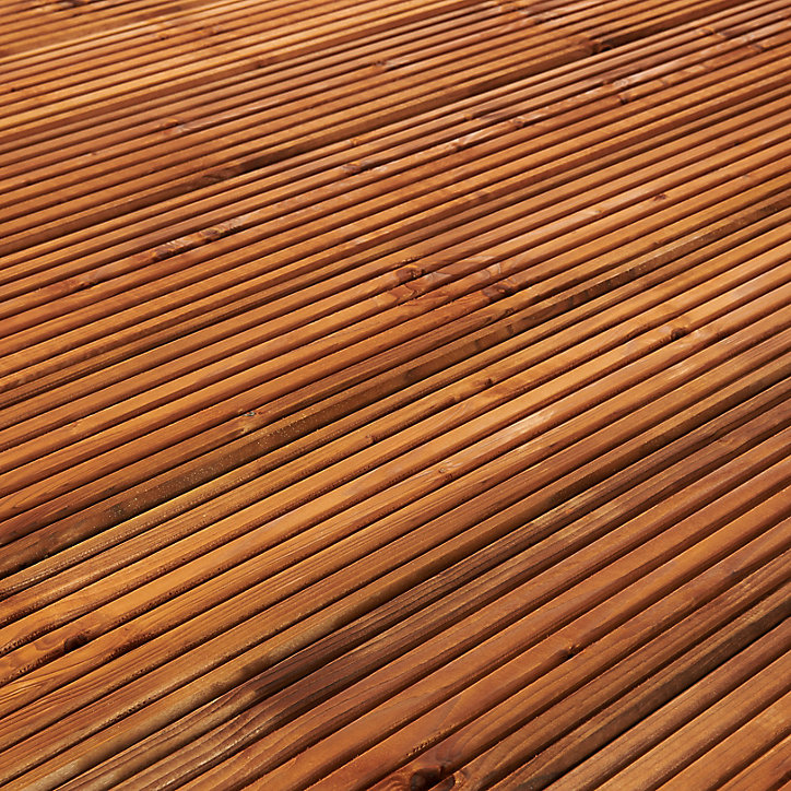 Lame de terrasse pin marron Lemhi L.240 x l.14,4 cm