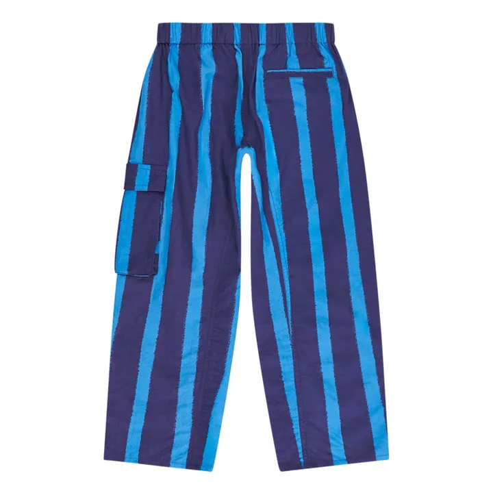 Maison Mangostan Pantalon Rayure | Bleu marine