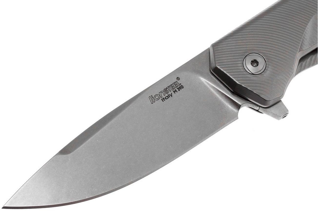 LionSteel TRE BL Titanium, blue