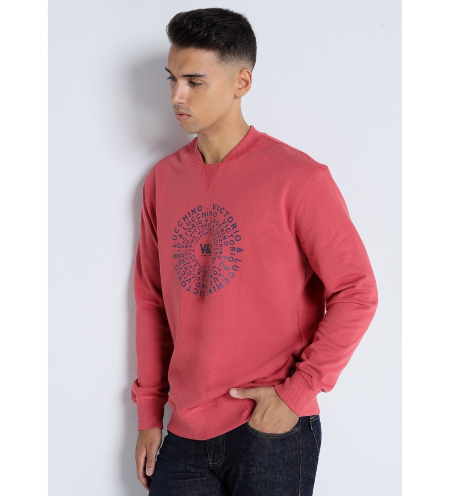 Moletom Bomber com Estampa Vermelha Victorio & Lucchino, V&L