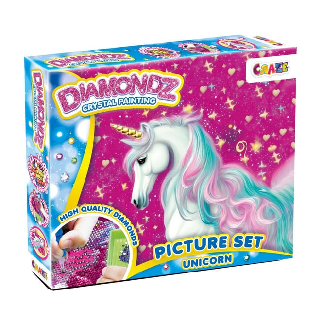 DIAMONDZ - Crystal Painting-Bild - Einhorn