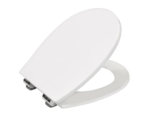 form&style Anantara toiletzitting, gegoten hout, wit, soft-close mechanisme tbd01