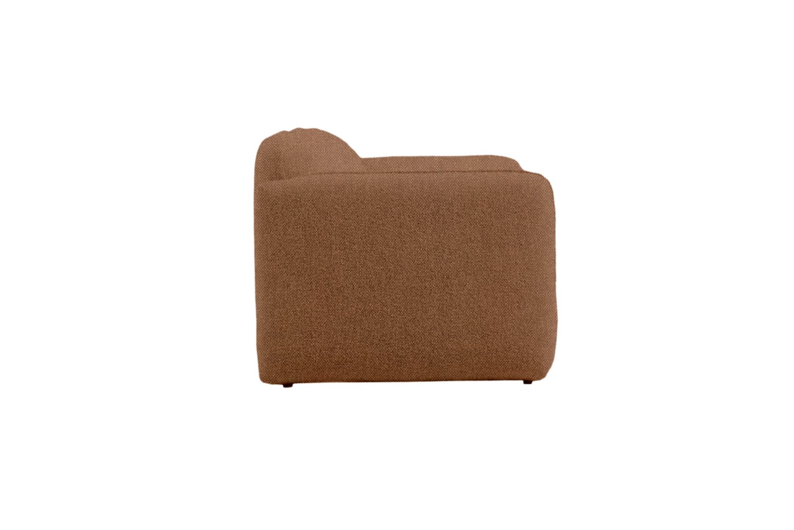 Fluff 2-seter Tekstil Storm 54 Brown med sorte ben