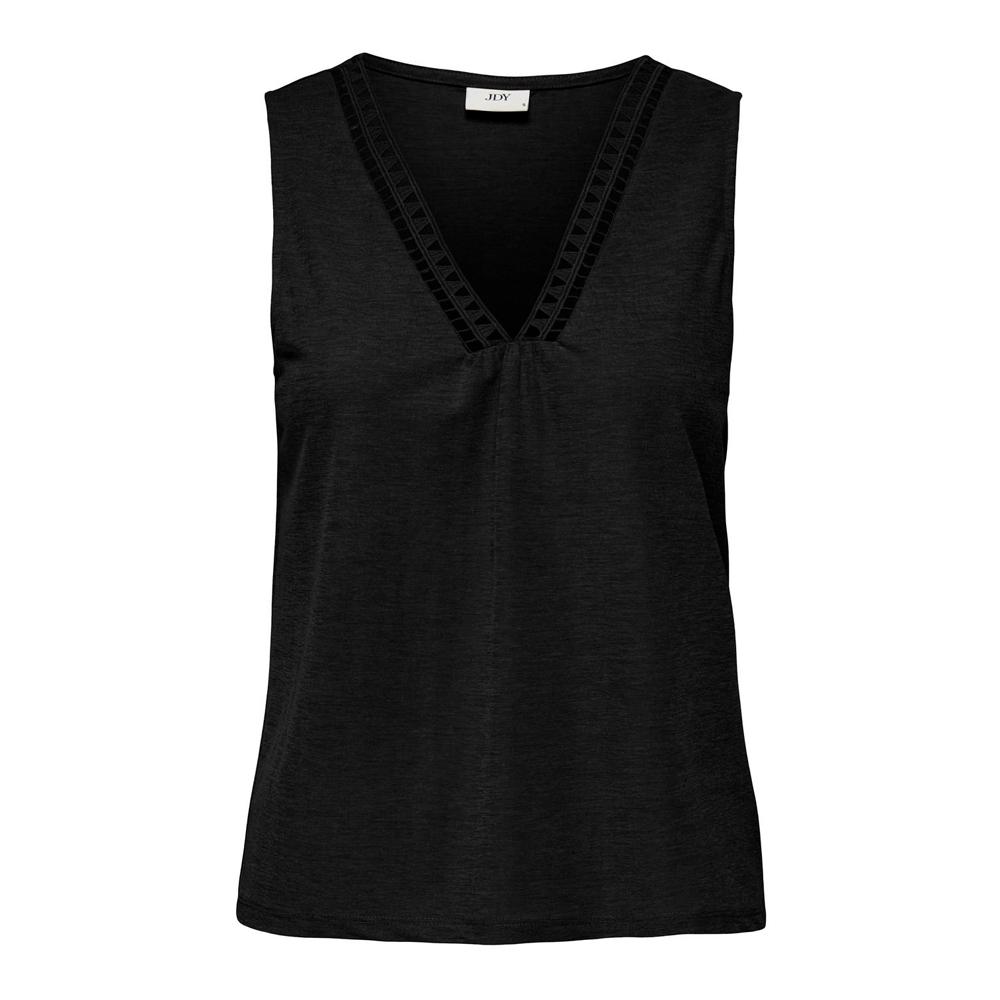 JDY Débardeur Noir Femme JDY Crochet
