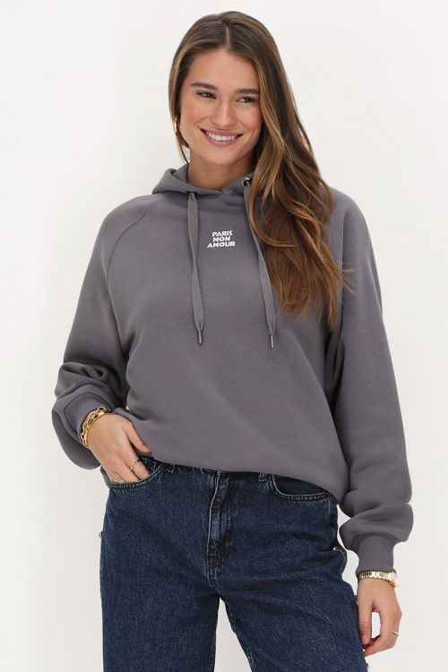 Grijze hoodie 