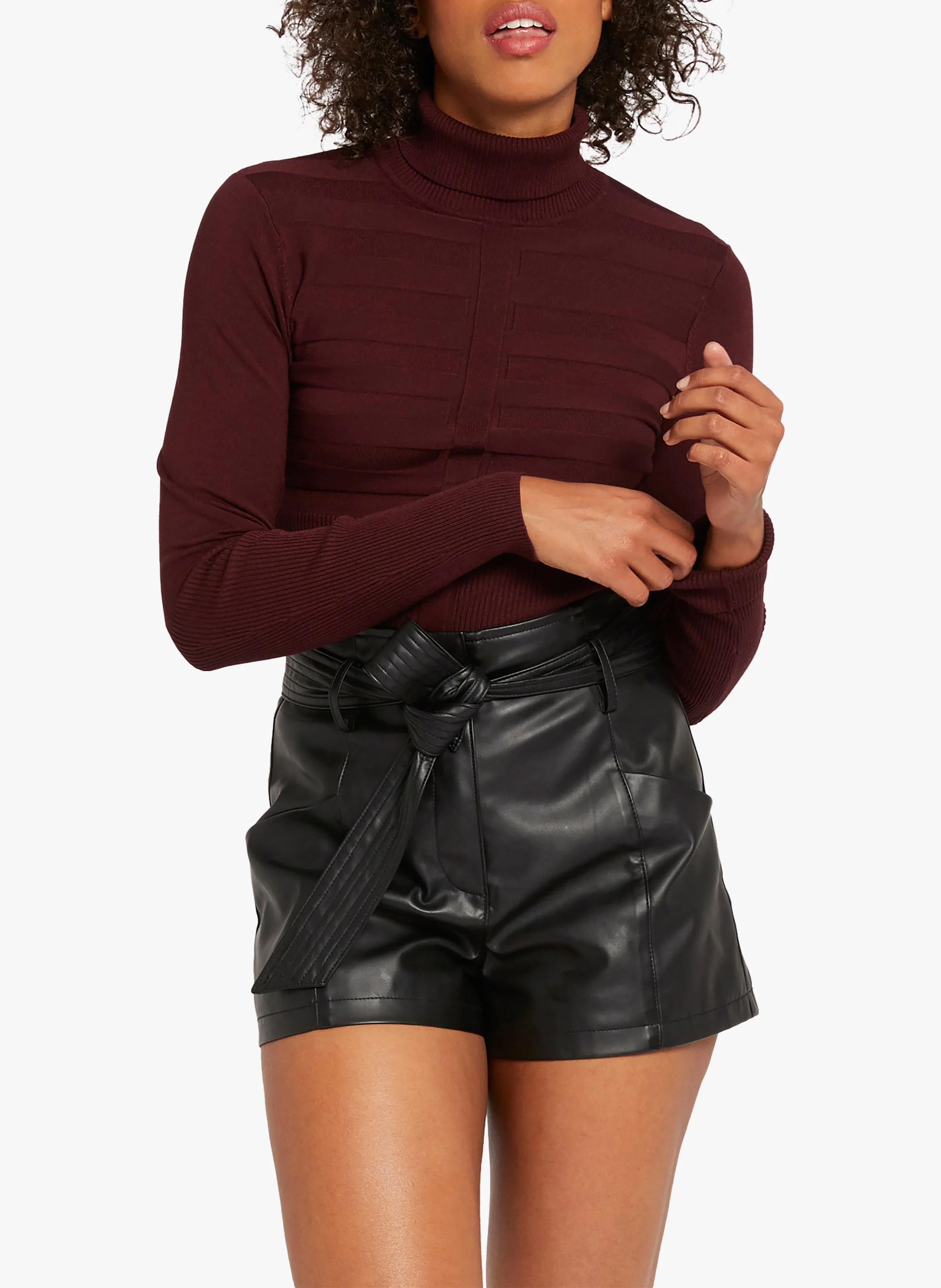 Pull col roulé |