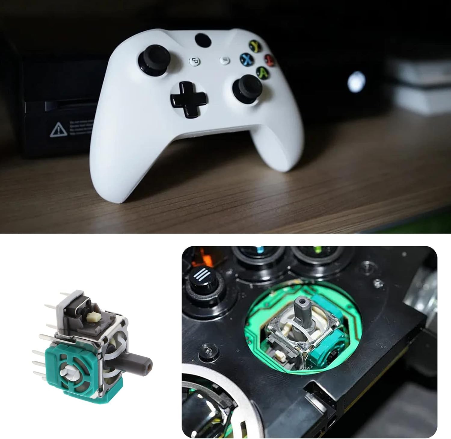 (15-tlg. Set) Xbox One Controller Reparatur Set und Joystick / Thumbstick Ersatz