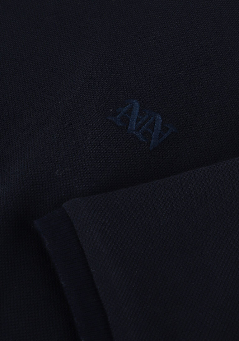 NIK & NIK donkerblauwe nik & nik t-shirt pique logo t-shirt