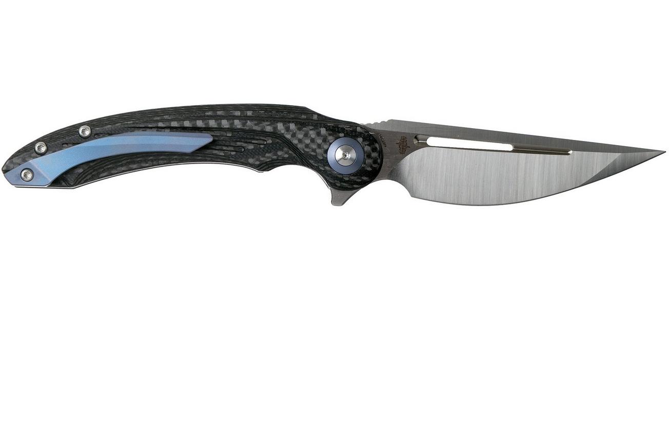 Bestech Irida BG25D Carbonfiber & G10 zakmes, Kombou design