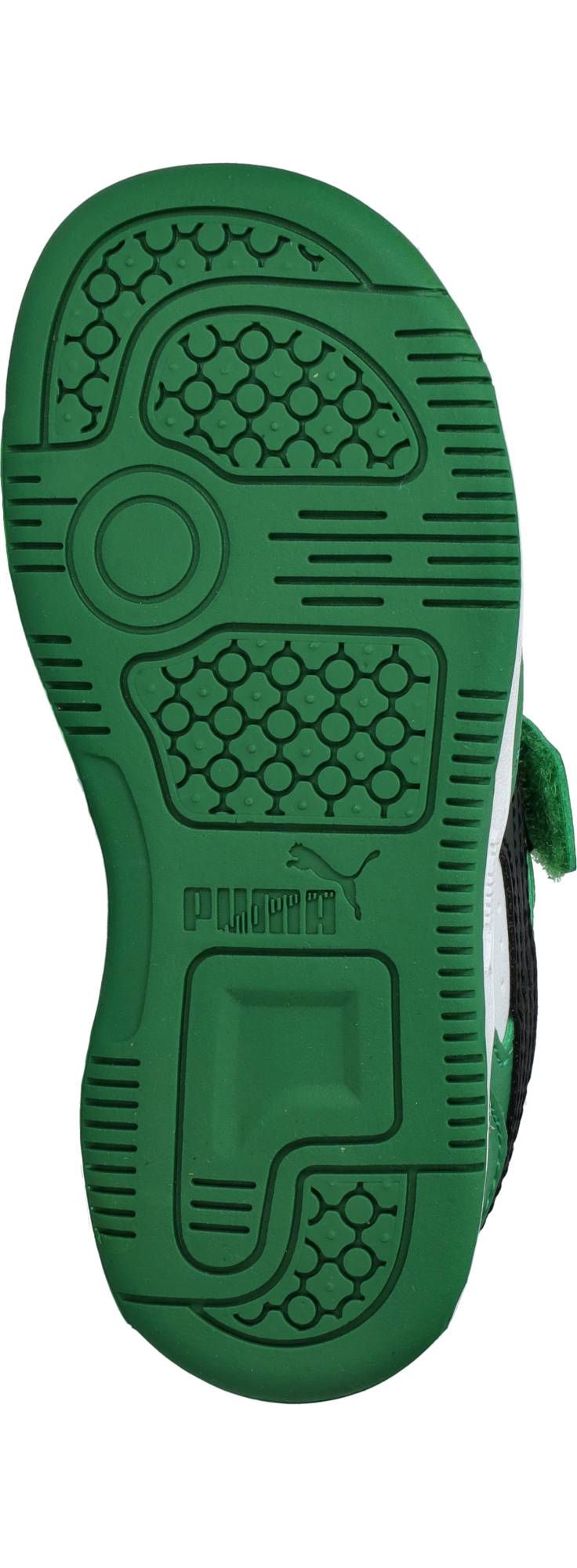 Puma Rebound V6 Low Sneakers Groen Jongens