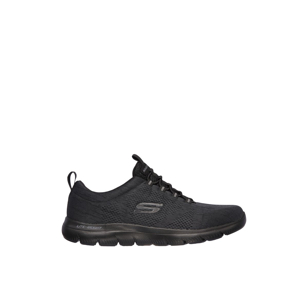 2X les points-Summits_l-m-Baskets - Talon plat - Noir