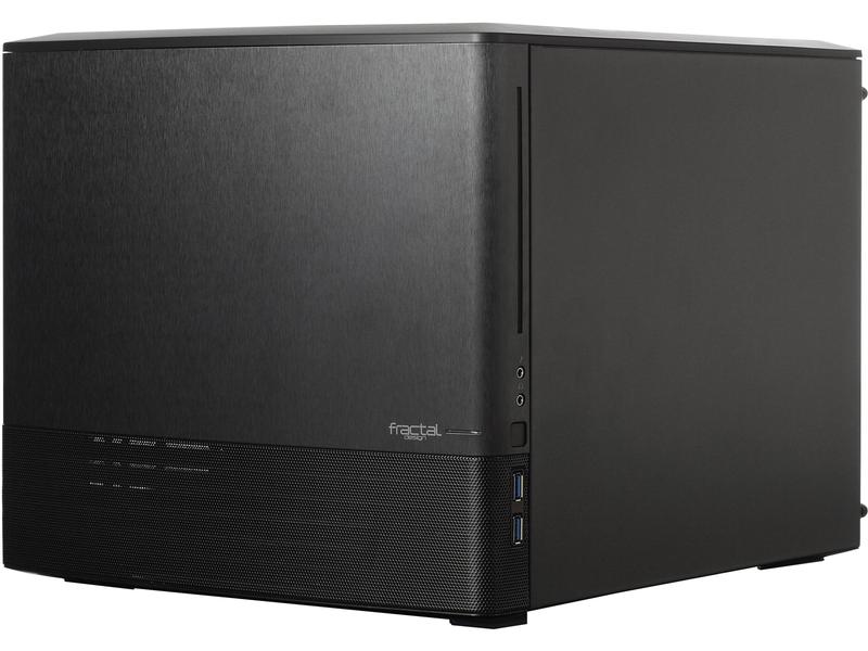 Fractal Design PC-Gehäuse Node 804 Schwarz Modulares Cube-Gehäuse für mATX-Motherboards