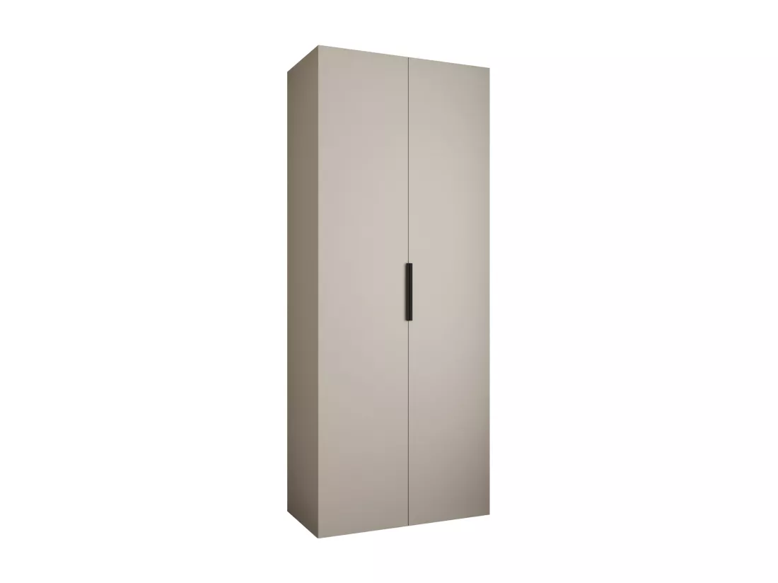 Armoire à portes battantes Como 4 245,5/100/40 2 portes (cachemire/noir)