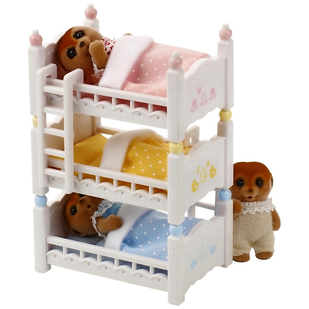 Sylvanian Families Dreifach-Etagenbett-Set