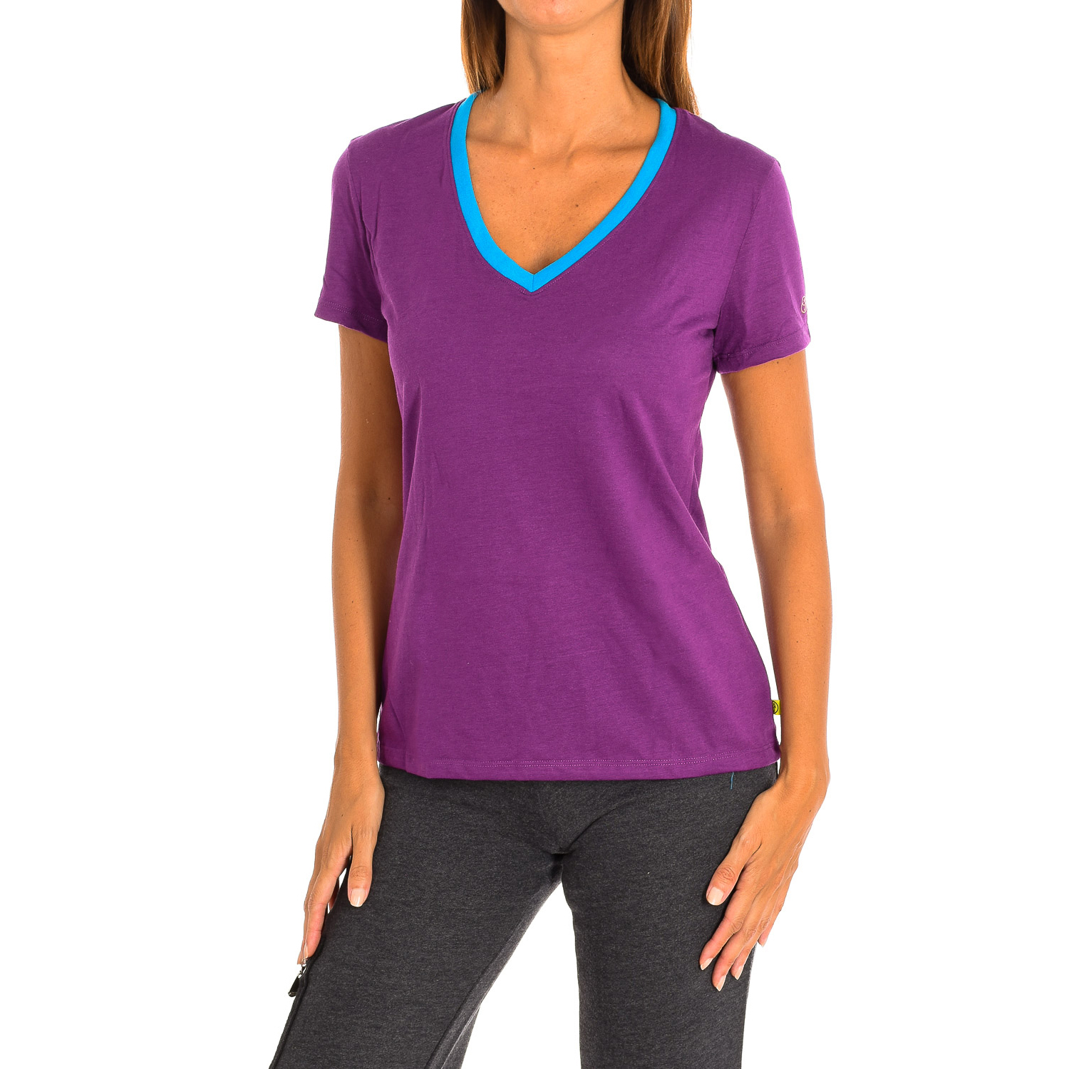 Camiseta esportiva Zumba com mangas Z1t00506