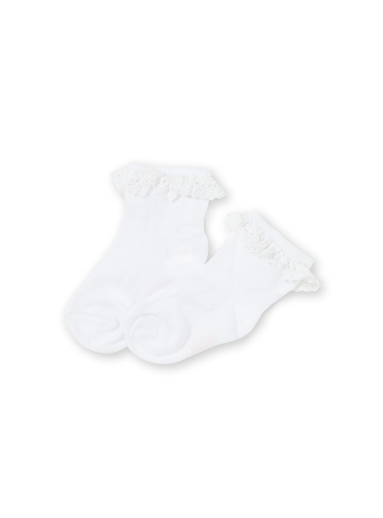 Chaussettes Blanc cassé