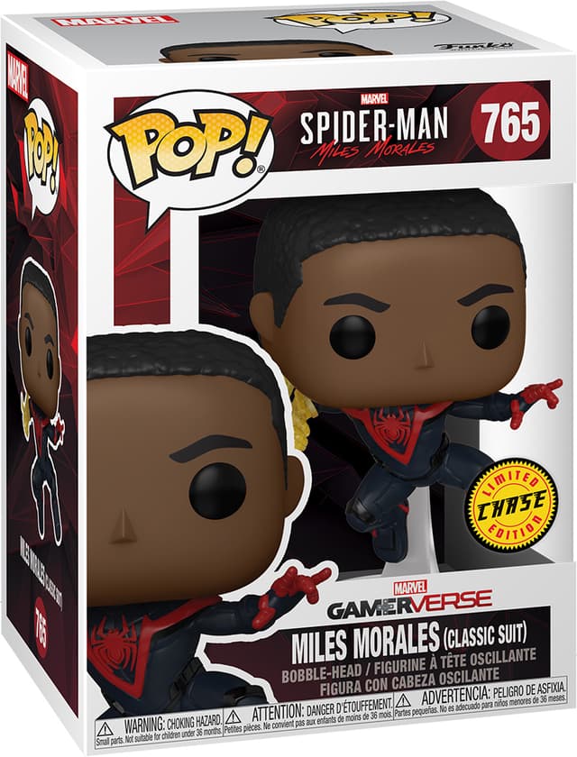 Funko POP Spiderman m/Chase actionfigur (Miles Morales)