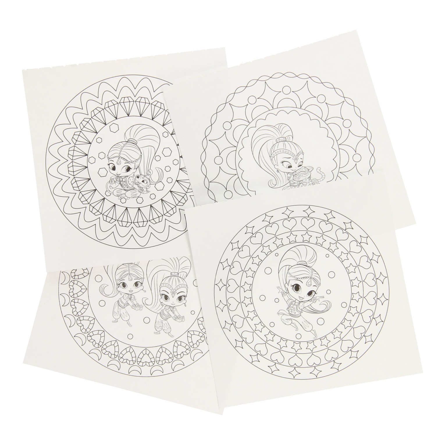 Shimmer & Shine Mini Mandala Kleurboek