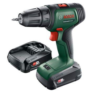 Bosch 18V accuboormachine UniversalDrill (incl. 2 accu's 1.5Ah + lader)