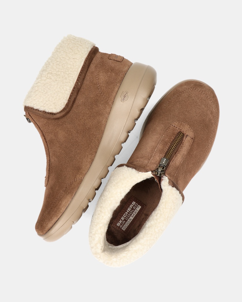 Skechers On-The-Go Joy Rits- & gesloten boots  - cognac