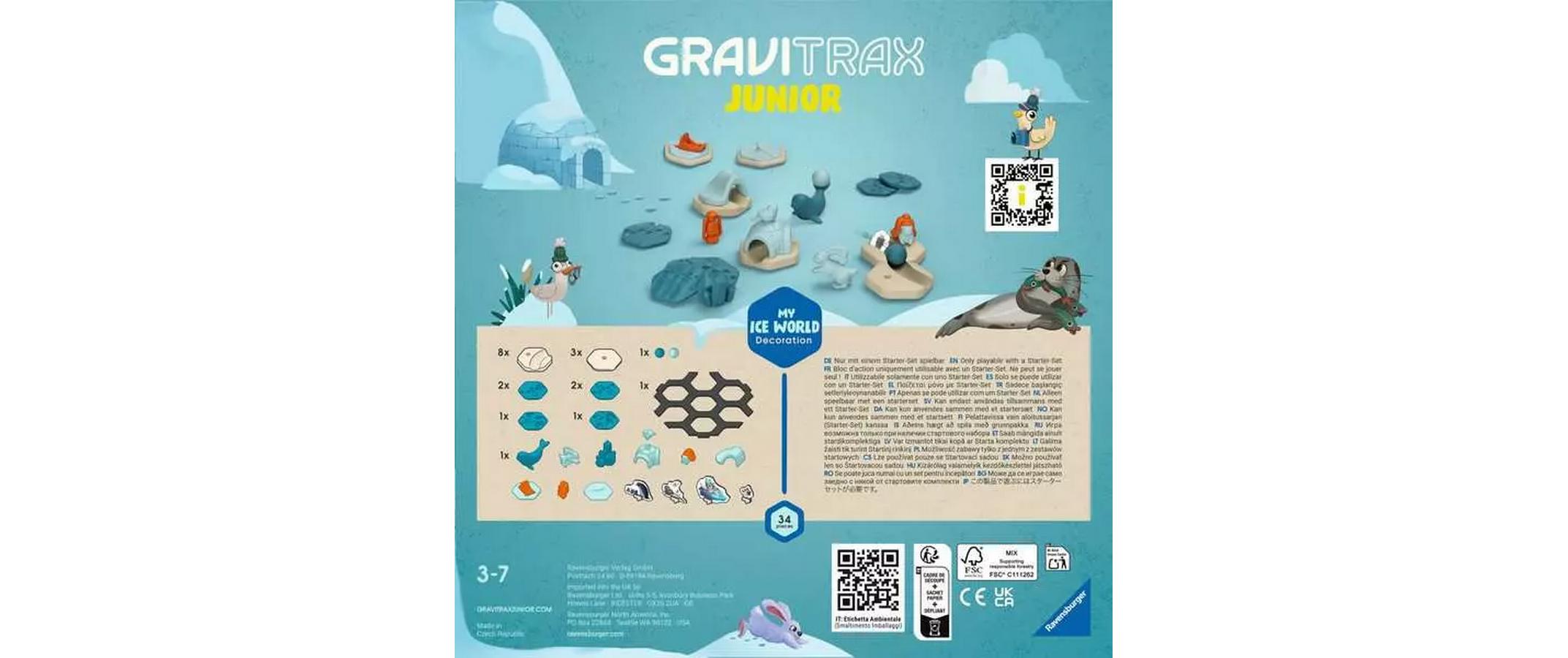 GraviTrax Junior Extension IceInteraktives Kugelbahnsystem