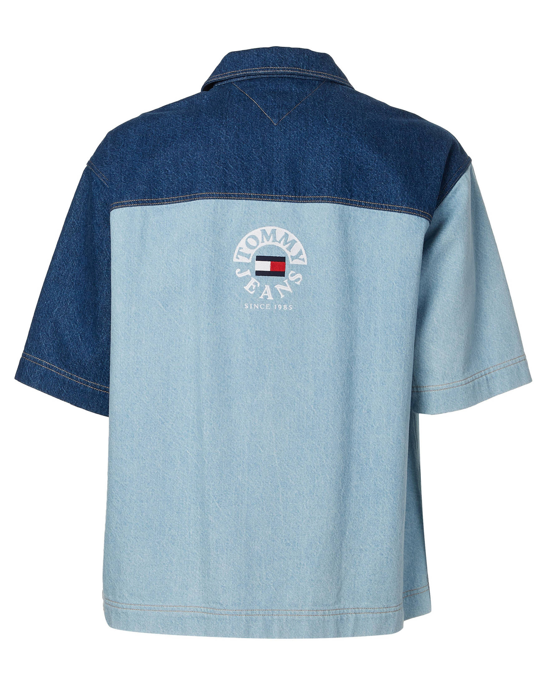 Tommy Jeans| Herren Hemd TJM 2 TONE DENIM SS SKATE SHIRT