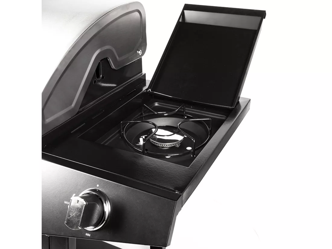 Somagic Barbecue gaz sur pied 3 feux 10.500w noir - 335541