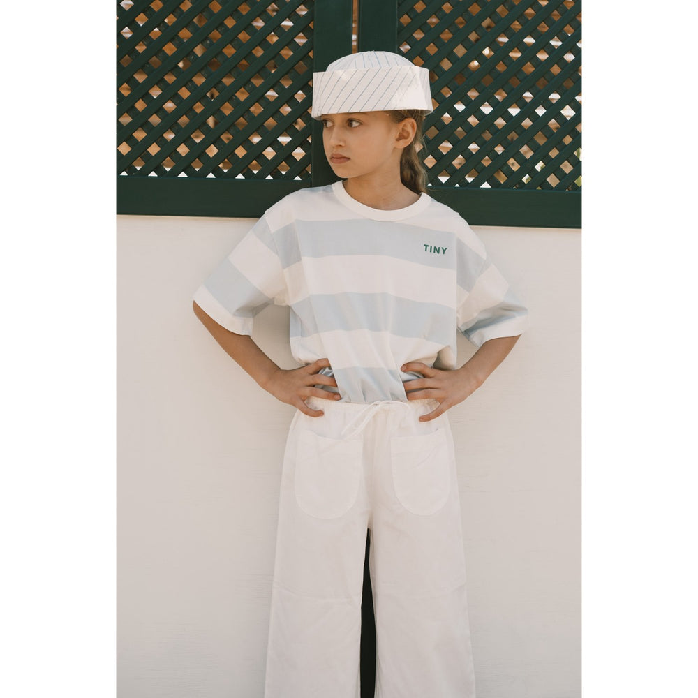 Køb TinyCottons Light Cyan Stripes Strik T-Shirt