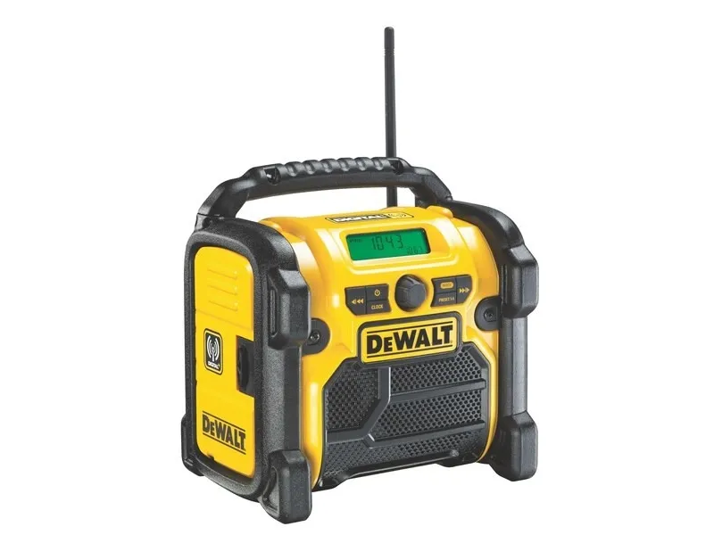 DeWALT DCR020-QW, Bærbar, Digital, DAB, FM, LED, Grøn, Sort, Gul