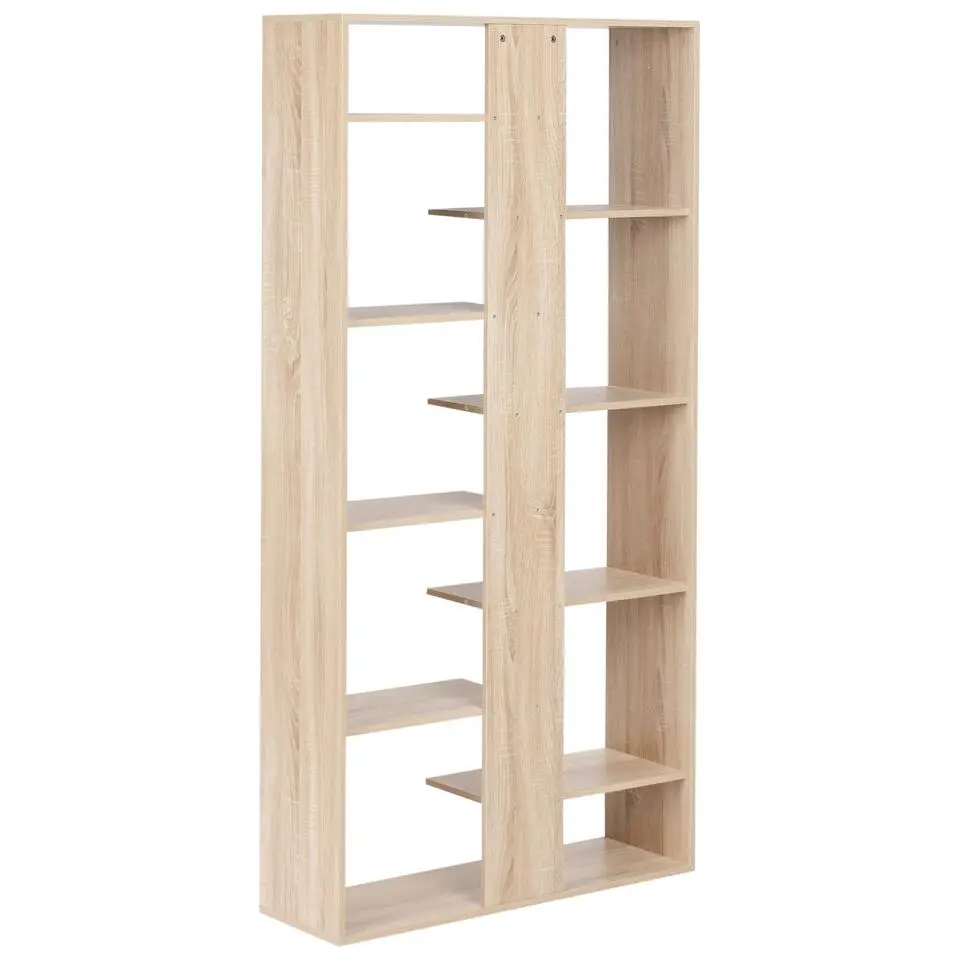 FONTAS - Boekenkast - Lichtbruin - Spaanplaat