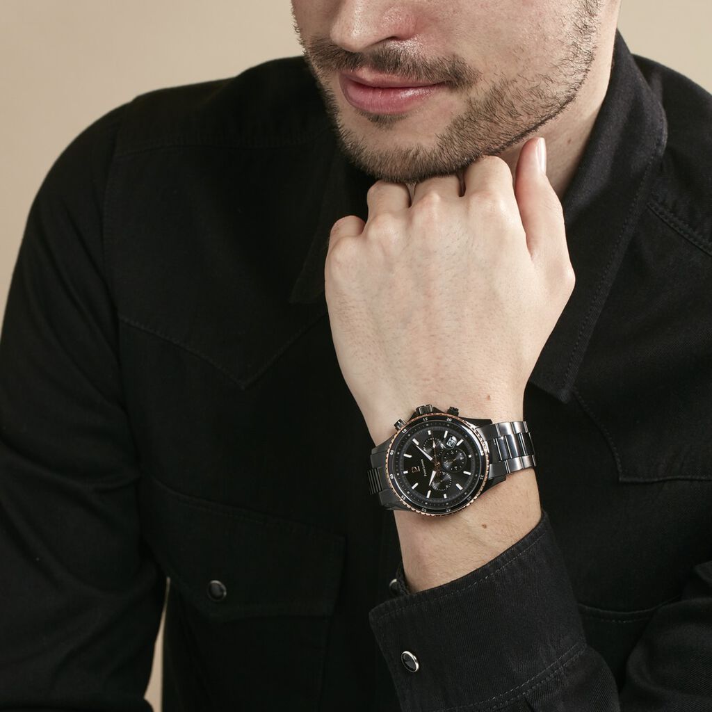 Montre Pierre Lannier Cronos Noir