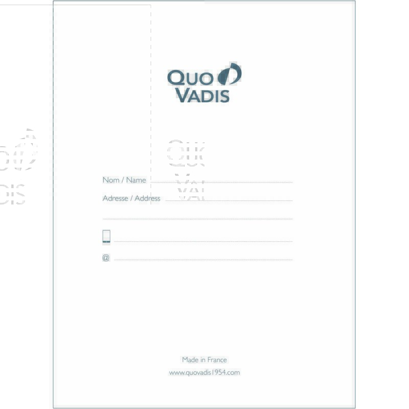 Quo Vadis - Carnet de notes - Spiralé - Gisele - Pages Lignées - 16x24 cm