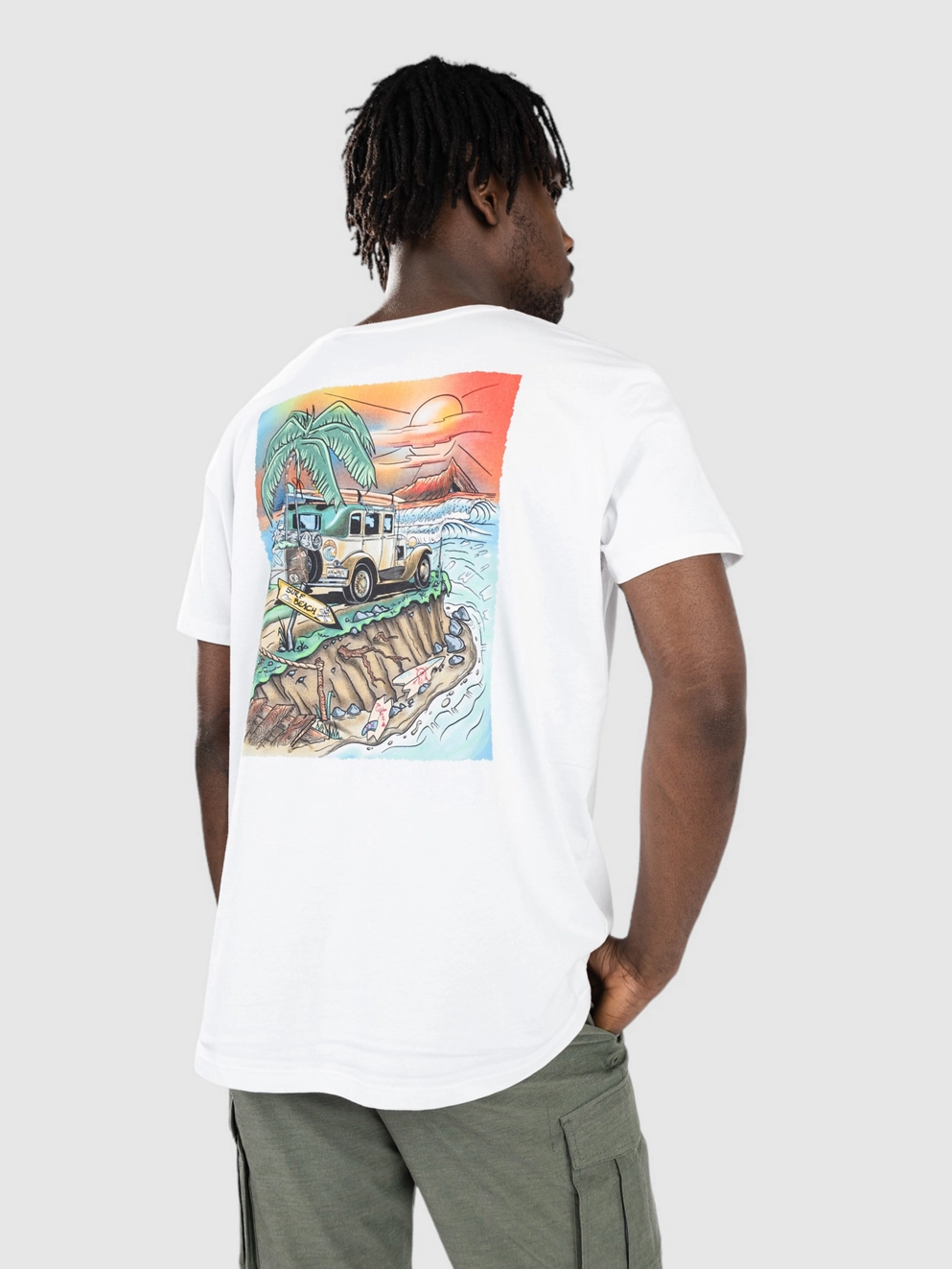 Blue Tomato Island Sundown T-Shirt white