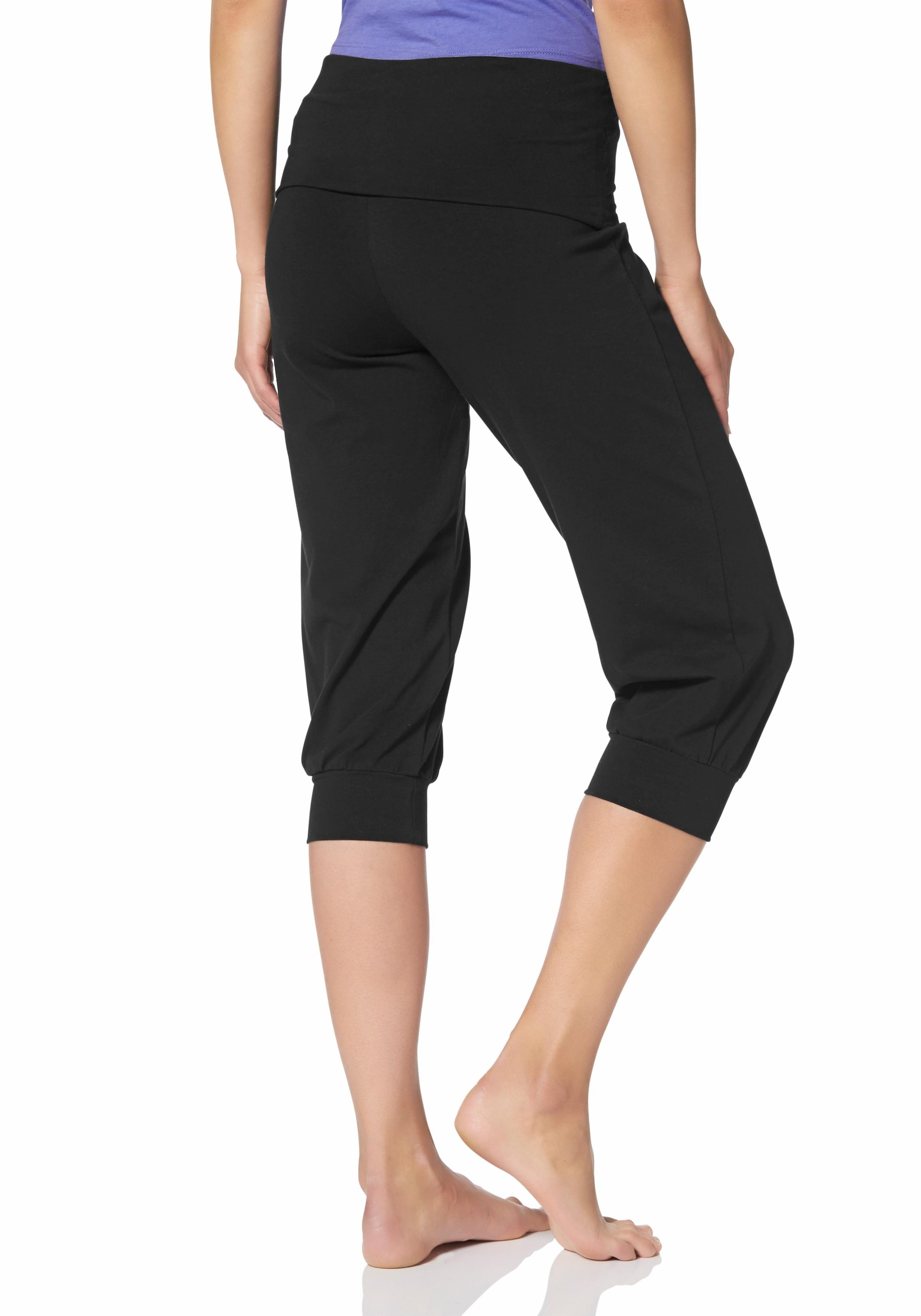 Ocean Sportswear Yogahose »Soulwear - 3/4 Yoga Pants«  Komfortabler Umschlagbund mit seitlicher Raffung