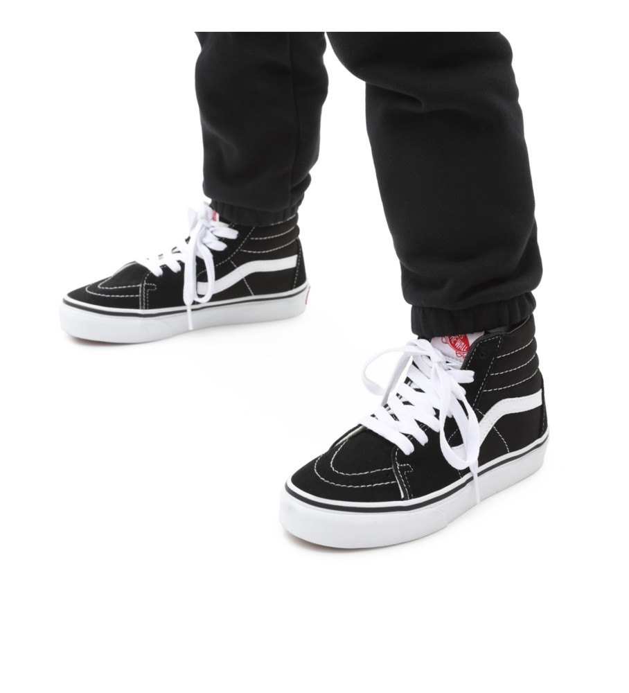 Tênis Vans Sk8-Hi, preto e branco