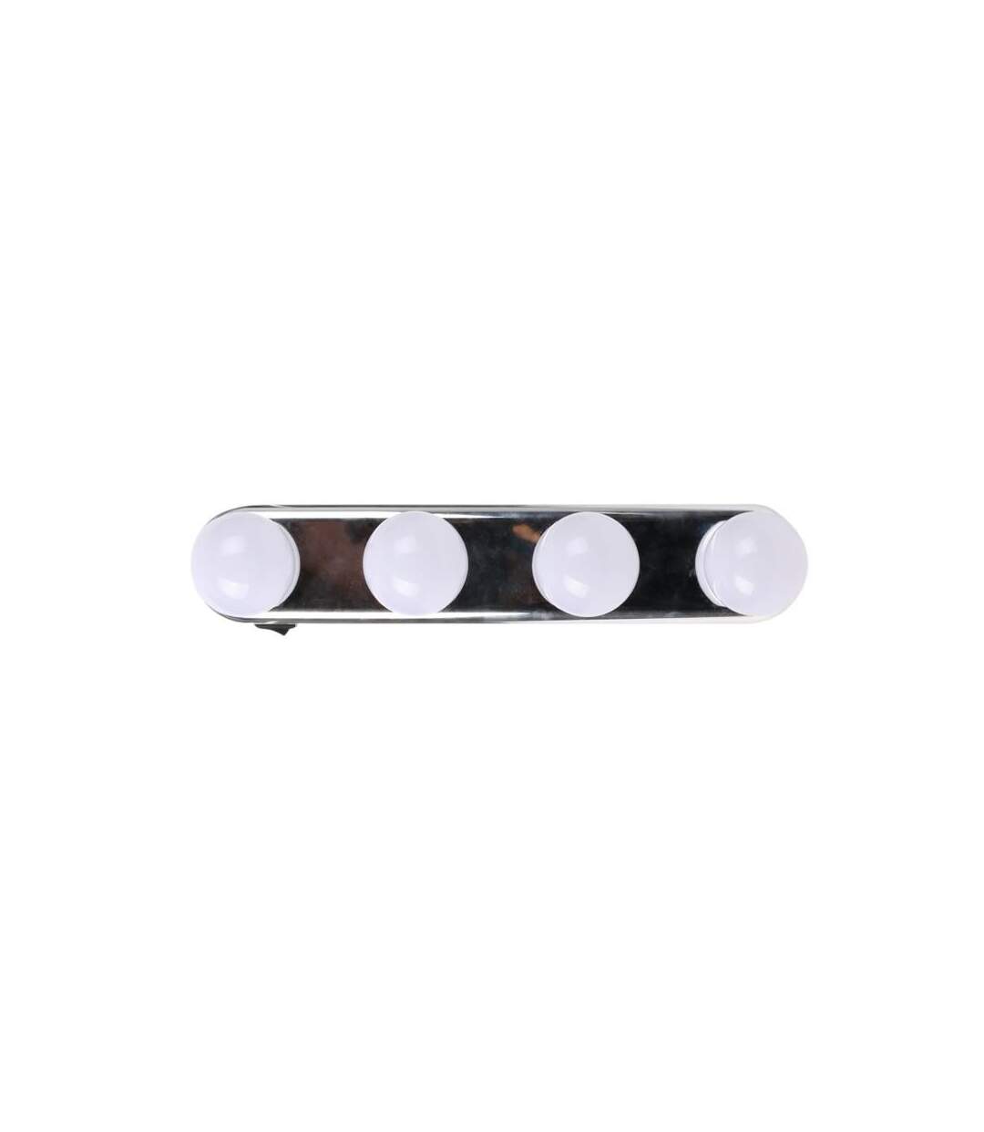 Paris Prix - Barre Lumineuse Ventouse 4 Ampoules 30cm Blanc