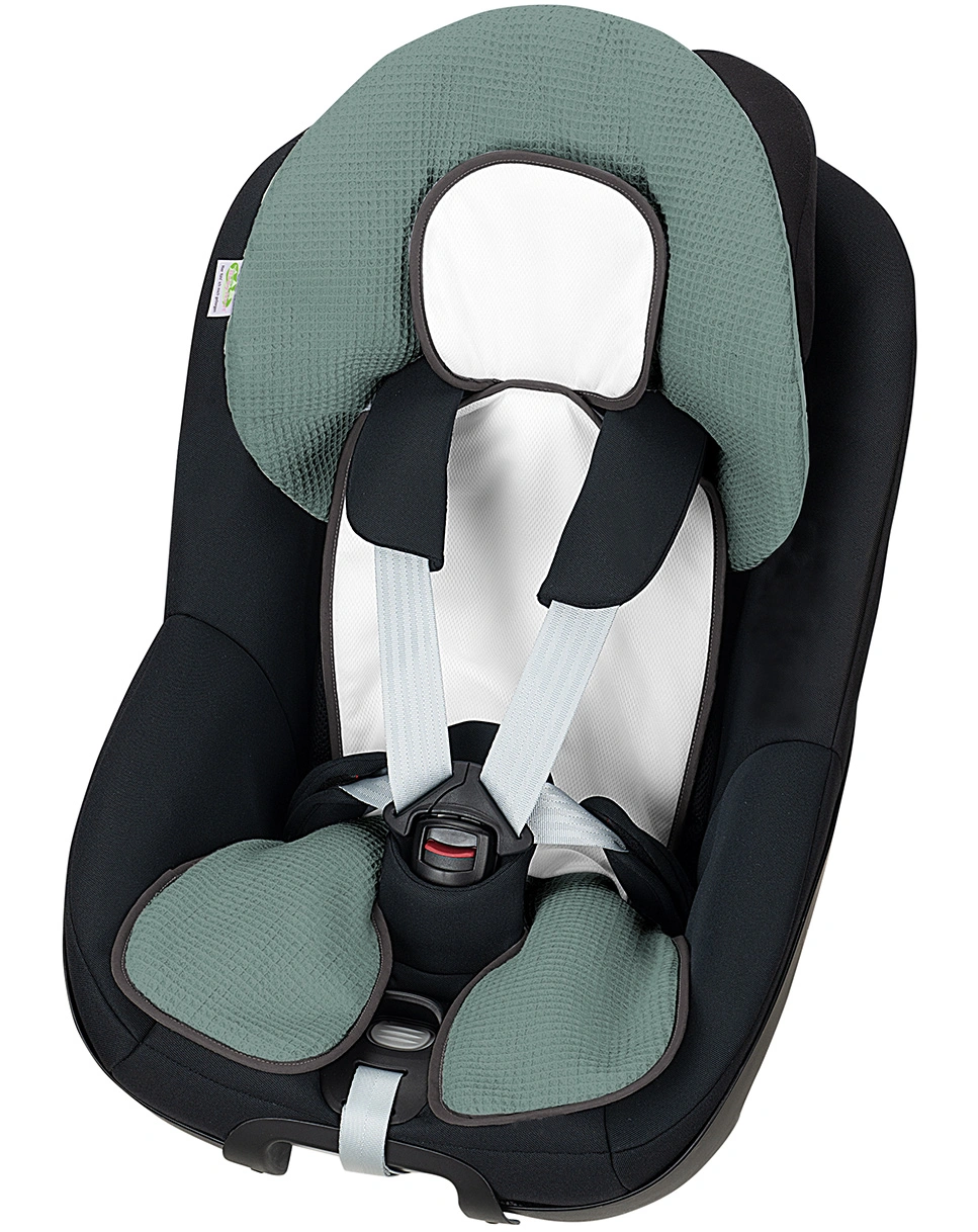 Autositz-Auflage BABYCOOL in mineral green
