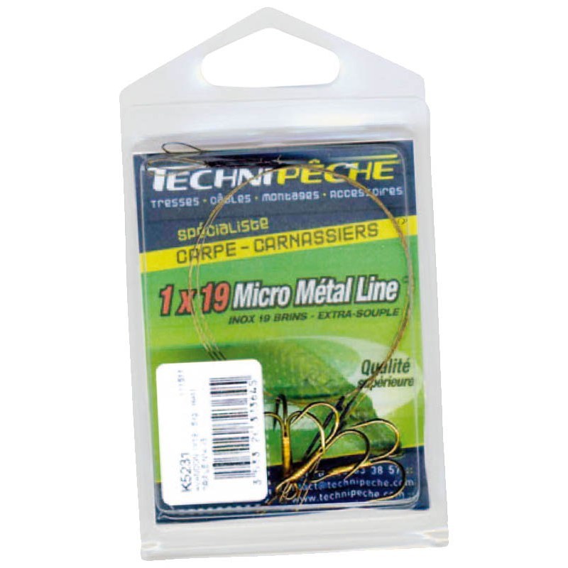 Avancons Technipêche Micro Metal Line Sur Hamecon Triple