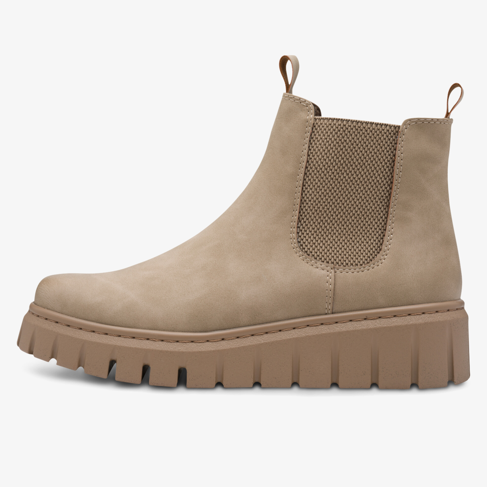 MARCO TOZZI Damen Chelsea Boots beige