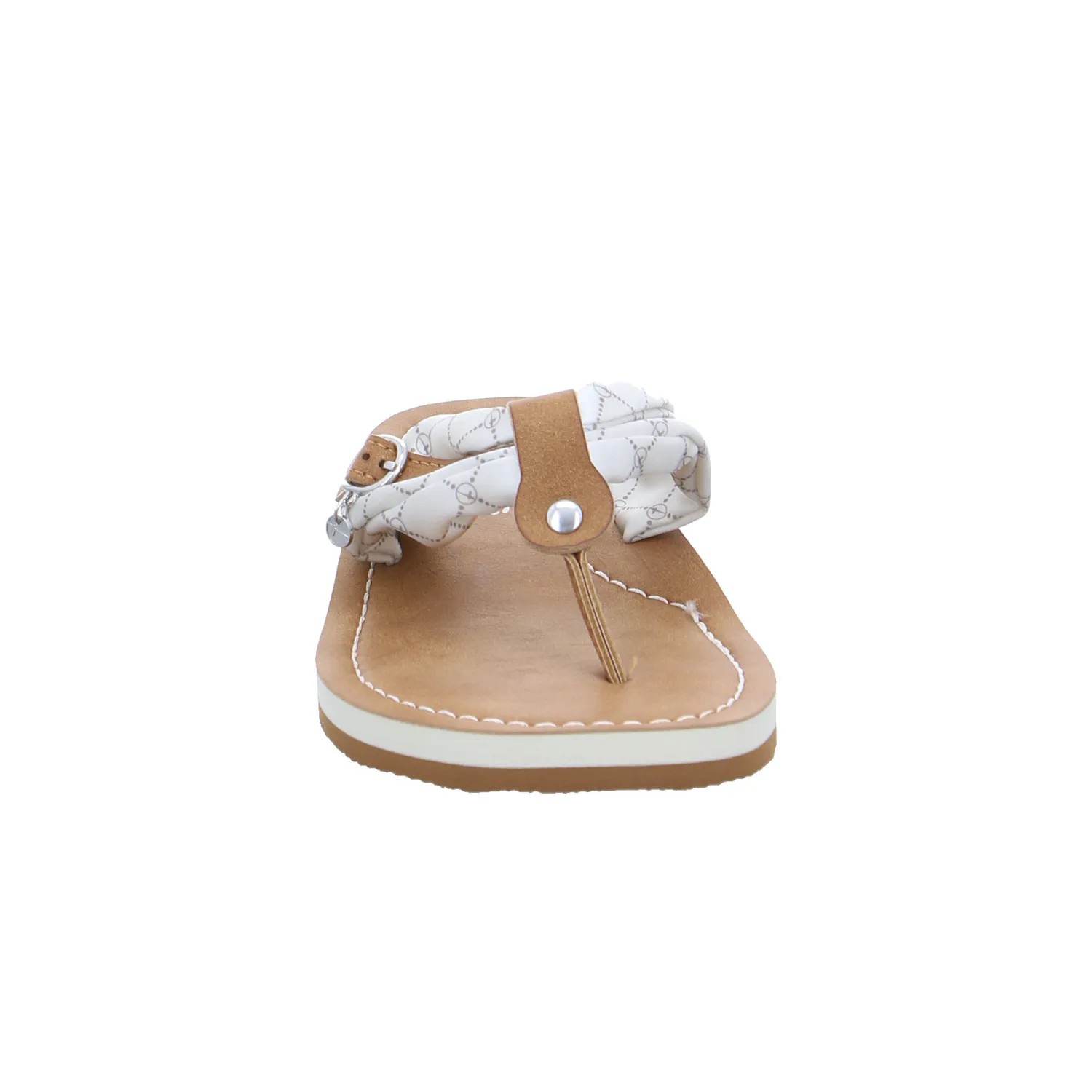 TAMARIS Zehentrenner-FlipFlop Weiss Leder