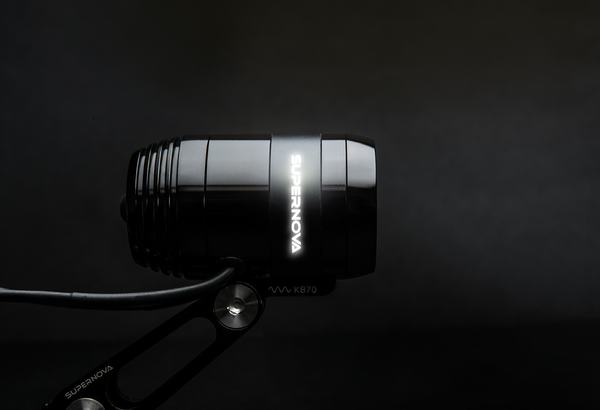 E3 PRO 2 Dynamo-Scheinwerfer 70lx  schwarz