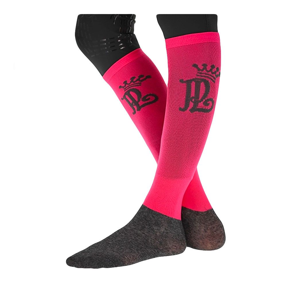 Pénélope CONCOURS - Chaussettes Femme fuchsia/gris