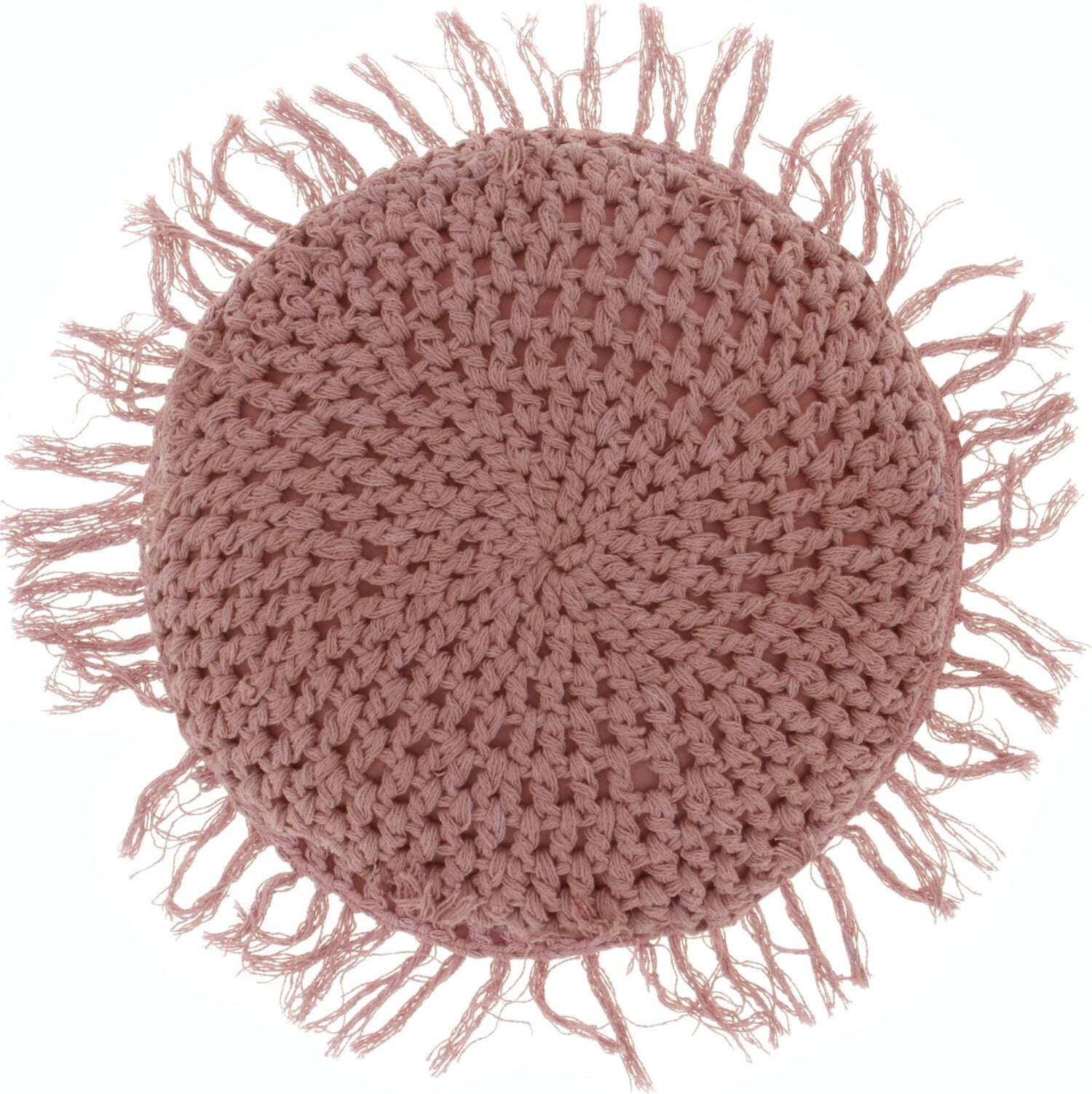 Unique Living sierkussen Tufo roze 45 x 45 cm
