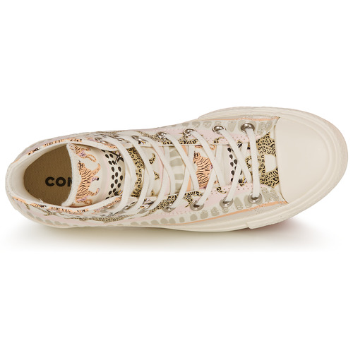 Converse - CHUCK TAYLOR ALL STAR  LIFT-ANIMAL ABSTRACT - Blanc/Multicolore