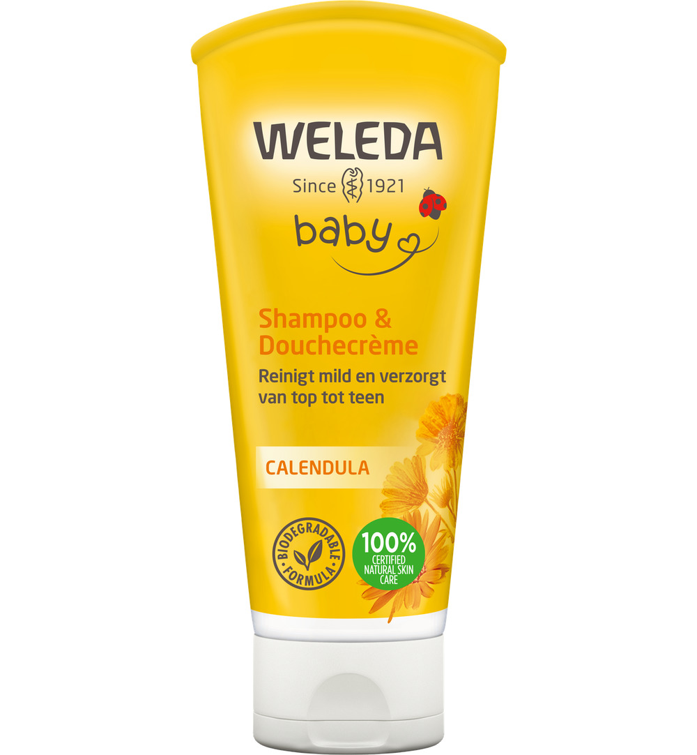 WELEDA Calendula baby shampoo & douchecreme (200 ml)