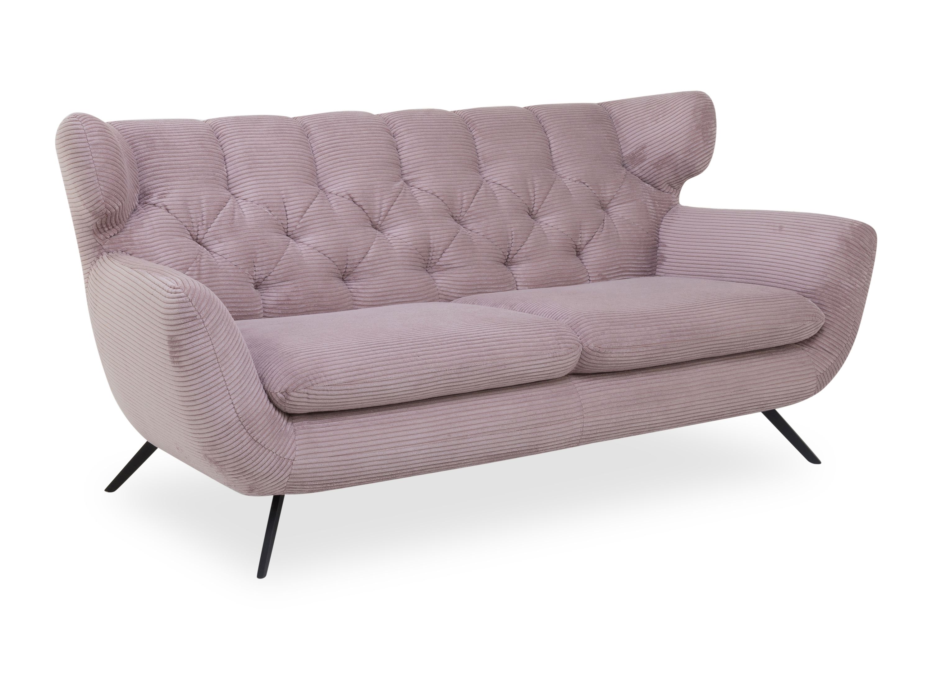 Sofa 2,5 Sitzer CHARLSTON rosa