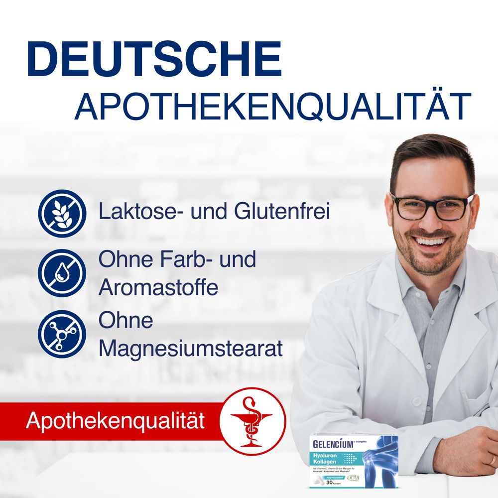 GELENCIUM® Hyaluron und Kollagen